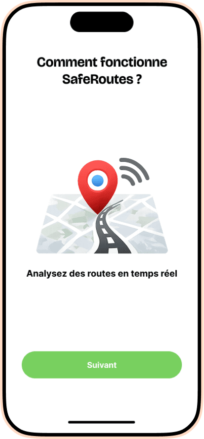 SafeRoutes - Application mobile